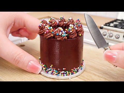 Amazing Miniature Ultimate Chocolate Cake Decorating | Tiny Dessert Recipe by Miniature Cooking