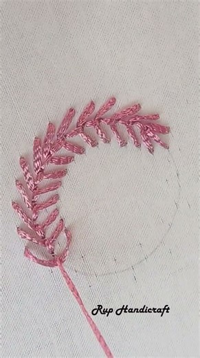 Fly Stitch Embroidery !!! Fly Stitch,Fly Stitch Hand Embroidery Sewing Hacks #shortvideos