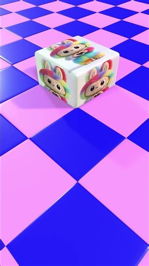 Rubik's cube falling into infinite loop #roblox #satisfying