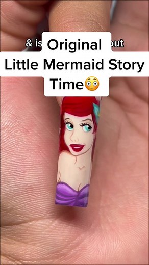 Poor little mermaid😢 #fyp #nails #viral #storytime