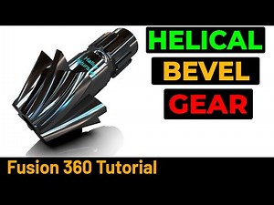 Fusion 360 Tutorial - Helical Bevel Gear