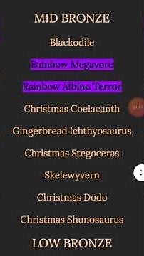 dinosaur sim trading value list/update