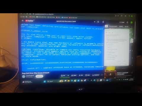 Rage Quit Omar Blue Screen of Death has BSOD (Windows 11)