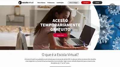 ⚠️ ACESSO GRATUITO TEMPORÁRIO À ESCOLA VIRTUAL ⚠️ Como fazer o registo? Assista a este breve tutorial e saiba como! Mais informações úteis: 1️⃣ Fazer o registo como Aluno; 2️⃣ Se o aluno for menor de 13 anos é necessário indicar o e-mail do Enc. de Educação. De seguida, o Enc. de Educação terá de confirmar esta informação no e-mail e criar uma conta; ▶️ Se preferir, pode criar uma conta de Enc. de Educação e registar um ou mais educandos, atribuindo-lhes um nome de utilizador e uma password. | E