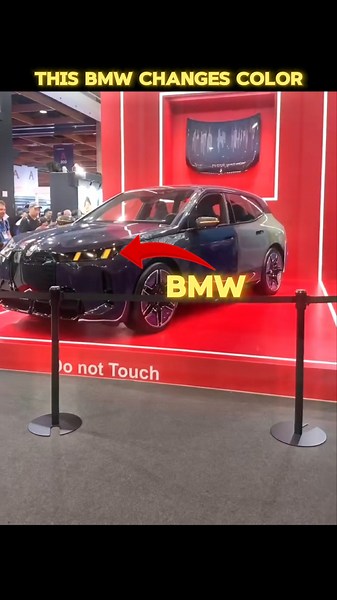 This BMW iX Flow Changes Color in Seconds 😎🔥 #bmw #ix #bmwix #colors #car #edit #phonk #shorts #yt