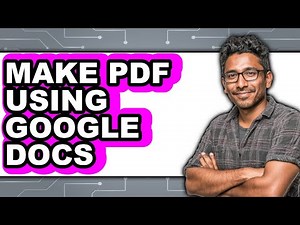 How to Make PDF Using Google Docs