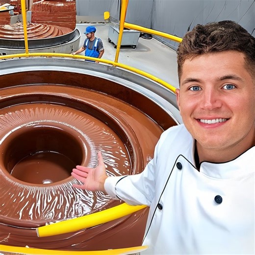 1.2M views · 10K reactions | How I Made The World's Biggest Chocolate Bar!   | Nick DiGiovanni | Facebook