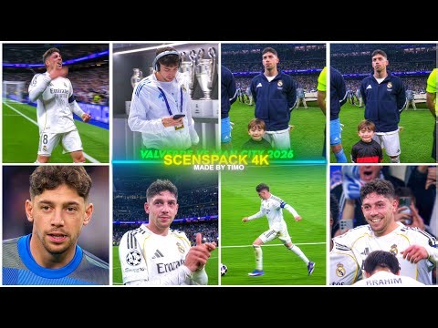 Valverde Vs Manchester City 2026 / RARE CLIPS ● SCENEPACK 4K (With AE CC and TOPAZ)