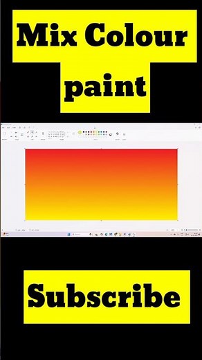 Ms Paint मे Colour Mix कैसे करें || How to Colour Mix in Ms Paint #mspaint