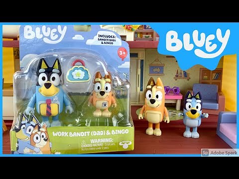 Bluey & Bingo WORK EpisodeToys | Disney Jr | Pretend Play 2023