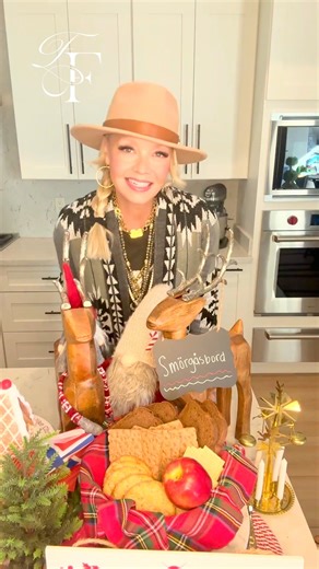 The Flowerish Farm on Instagram: "What a night 🤍🎄✨ We celebrated our annual Scandinavian-themed Christmas party and it was everything. From all the Norwegian eats to transforming the island with Swedish gnomes, flags, and festive details—total Nordic vibes! And let’s talk about the food… a true smörgåsbord (aka charcuterie 😉). Cozy, festive, and so much fun! 🎄❄️ What are your holiday party traditions this year?✨✨✨🎄 #christmasparty2025 #holidayparty #christmastraditions #tablescapes"