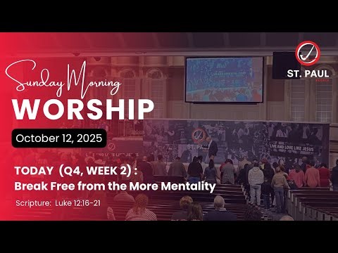 Sunday Worship Service | October 12, 2025 | St. Paul Peoria