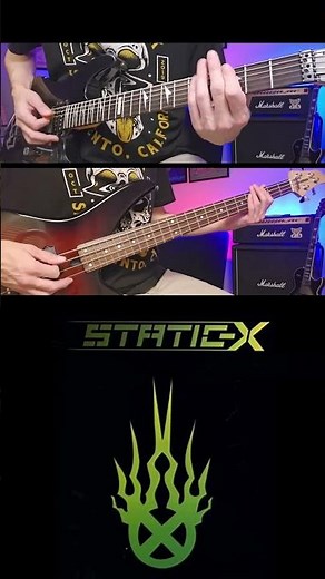 STATIC X - Push It - Guitar and Bass Cover - SHORT 3