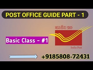 Post Office Guide Part - 1 | Basic Classes | Postal Study