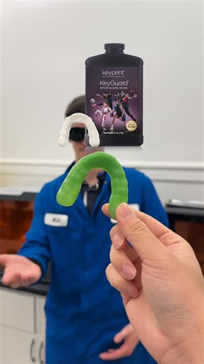 Keystone | Dental Manufacturer on Instagram: "Who knows KeyPrint products better? #mouthguard #nightguard"