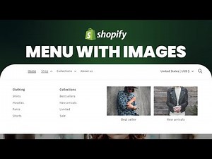 How To Add Images To The Shopify Menu (Free themes)
