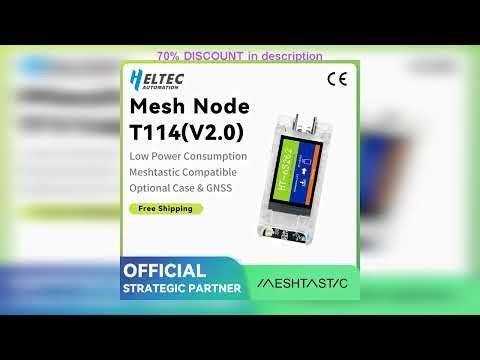 #Heltec T114 V2 Meshtastic Tracker Nordic nRF52840 SX1262 GPS LoRaWAN LoRa Arduino Positioning De