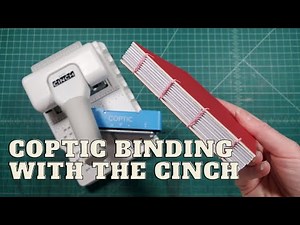 Coptic Binding with the Cinch Machine // Testing out the coptic cartridge with the multi-cinch tool