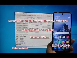 Redmi Note 9S (CURTANA) Mi Account Bypass Android 11 BY UMT