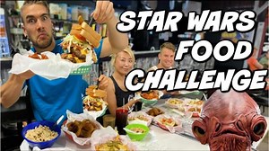 Cereal & chicken wings? "It's a trap"! This is undoubtedly the weirdest food challenge in the galaxy (haha get it?)! This challenge is comprised of so many items, and is offered at a star wars bar called Galaxy B&G. | Joel Hansen - Model Vs Food