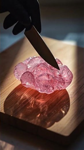 Mesmerizing Glass Cloud & Nebula Cutting ASMR | Macro Satisfying Video