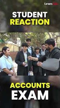 Class 12 Accounts Paper : Tough or Easy? Student Reaction #class12commerce
