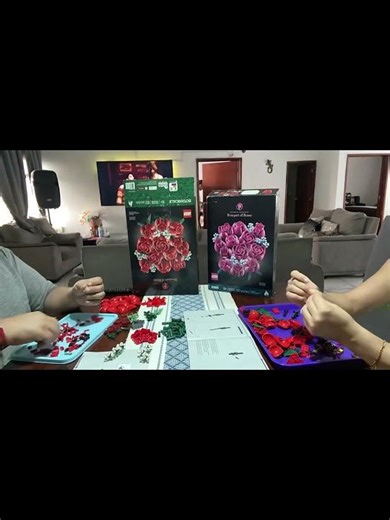 Armando ramo de rosas lego#lego #familia #risas #armando #familia#kevin&michelle