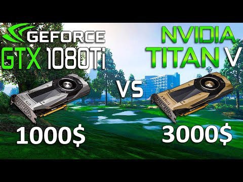 TITAN V vs GTX 1080 Ti Test in 9 Games 4K (i7 8700k)