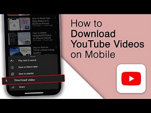 How to Download YouTube Video in iPhone or Android Phone! [2024]