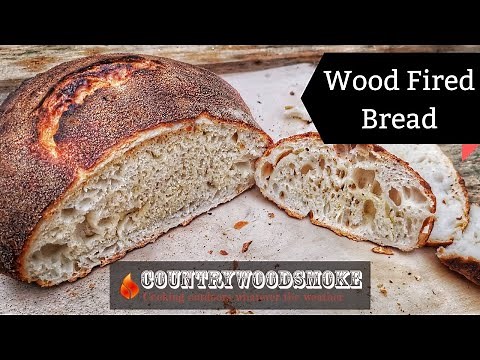 Wood Fired Oven Bread - No Knead bread Recipe