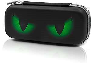 Green Eye Pencil Case Zip Pencil Box Multi Pouch Holder Desk Organizer For Boys Girls School Office