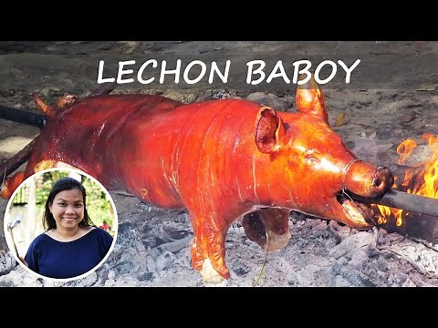 Best Tasting Lechon Baboy Recipe from Butchering to Roasting Whole Pig Complete Process