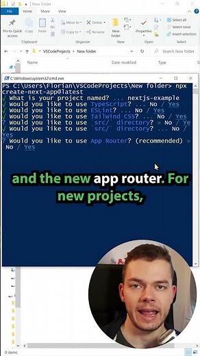 How to Create a New Next.js Project (Create-Next-App) ✨ #nextjs #nextjstutorial #nextjs14