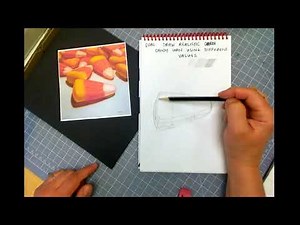 How to Draw Realistic Candy Corn