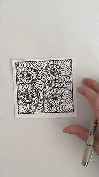 A zen drawing to relax in 🧘