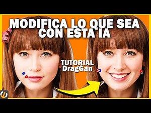 Modify any image or photo using AI and without software in 1 minute | Easy DragGan tutorial