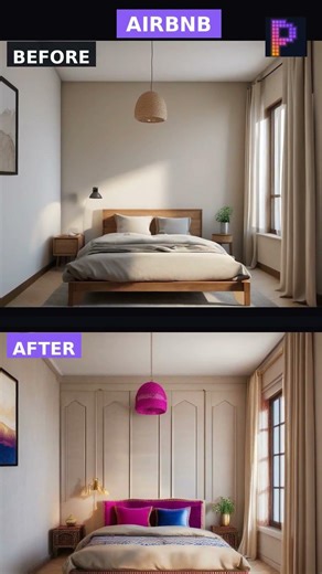 Redesign ANY room in 20 seconds — AI Interior Design (₹12 / $0.15) #Shorts