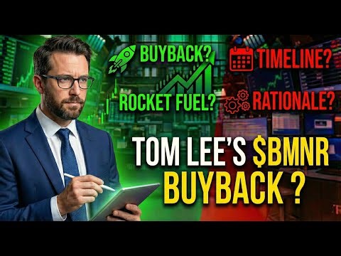 BMNR Buyback "Rocket Fuel": Why Tom Lee Is Buying The Crash