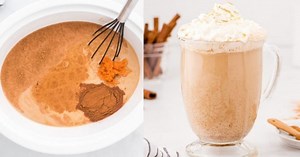 Slow Cooker Pumpkin Spice Latte