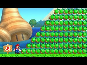 Can Mario Collect 999 Green Wonder Seeds in New Super Mario Bros. U?