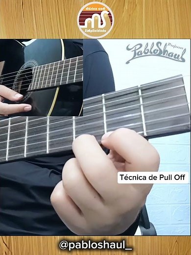 Técnicas de Violão - Pull Off (exercício iniciante)