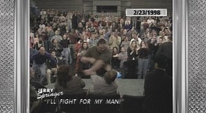 26K views · 186 reactions | No one was prepared for this guest's entrance from this #EpicSpringer #throwback from 1998. | The Jerry Springer Show | Facebook