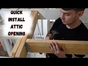 Framing an Attic Opening in Less Than 2 Minutes!