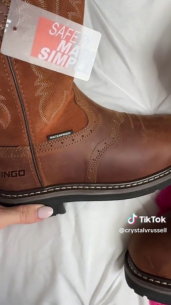 Step into strength and style with the NINGO Waterproof Steel Toe Cowboy Boots, built for durability, protection, and all-day comfort. These boots combine classic Western design with tough work-ready performance, featuring a reinforced steel toe for safety and a waterproof exterior that keeps your feet dry in any condition. The slip-resistant outsole provides stability on all surfaces, while the cushioned insole delivers support for long hours on the job or out on the ranch. Perfect for work, out