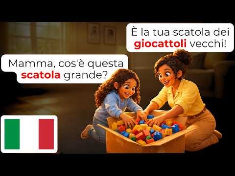 🇮🇹 Childhood Memories in Italian 🪆 | 15 Mother & Daughter Conversations (A1-A2)