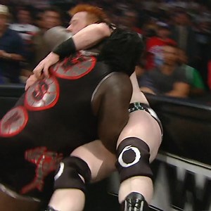 3.8M views · 91K reactions | Mark Henry and Sheamus went CRASHING through the #SummerSlam barricade! | WWE | Facebook