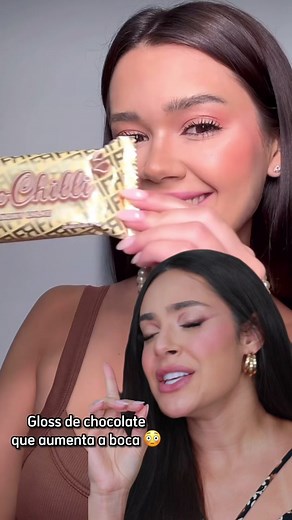 Testando Gloss de Chocolate: Chocotile da Linha Frobaifra