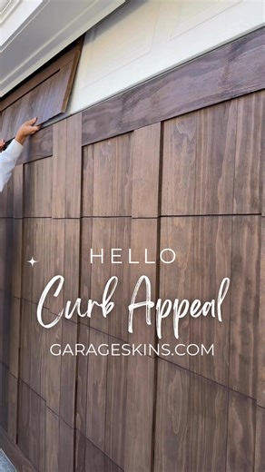 🚪 Is your garage door plain? GarageSkins transform it in a snap! Lightweight, magnetic systems. Multiple styles & colors available with optional window and decorative hardware - learn more on our site get latest promos → Sign up now for updates at GarageSkins.com | GarageSkins