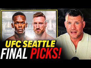 'WHO WINS?!' BISPING picks UFC Seattle: Adesanya vs Pyfer | FINAL PREDICTIONS