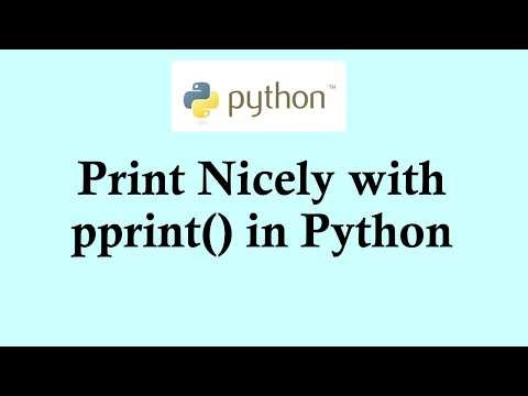 Easy Python tutorials | Output better form using pprint in Python